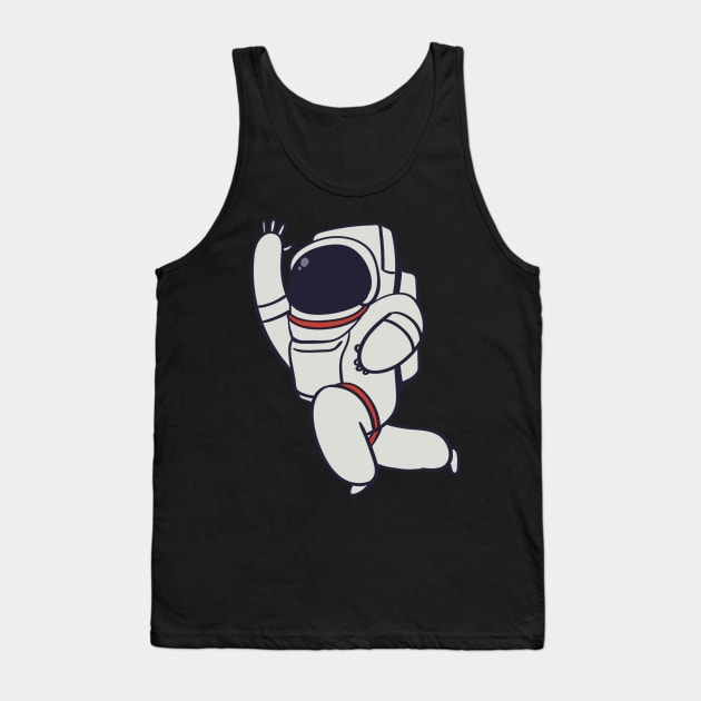 Astronaut Clipart Astronaut Design Tank Top by DANPUBLIC